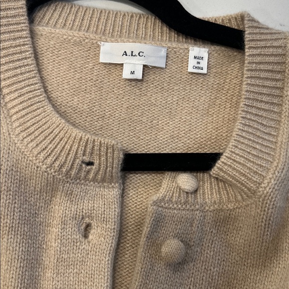 ALC Skyler 100% Cashmere Cardigan - Picture 9 of 14